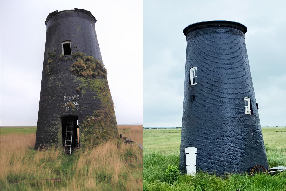 six mile house mill before and after