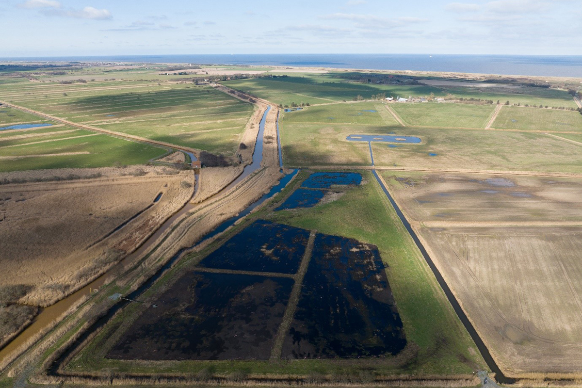 Aerial view of Horsey by Tom Barrett