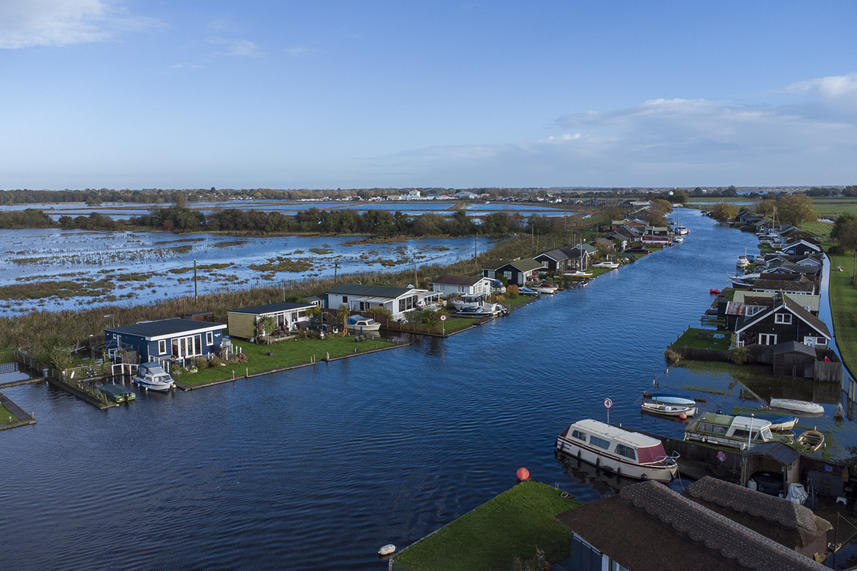 High water levels at Potter Heigham by Kevin Appleton flooding at Potter Heigham by Kevin Appleton