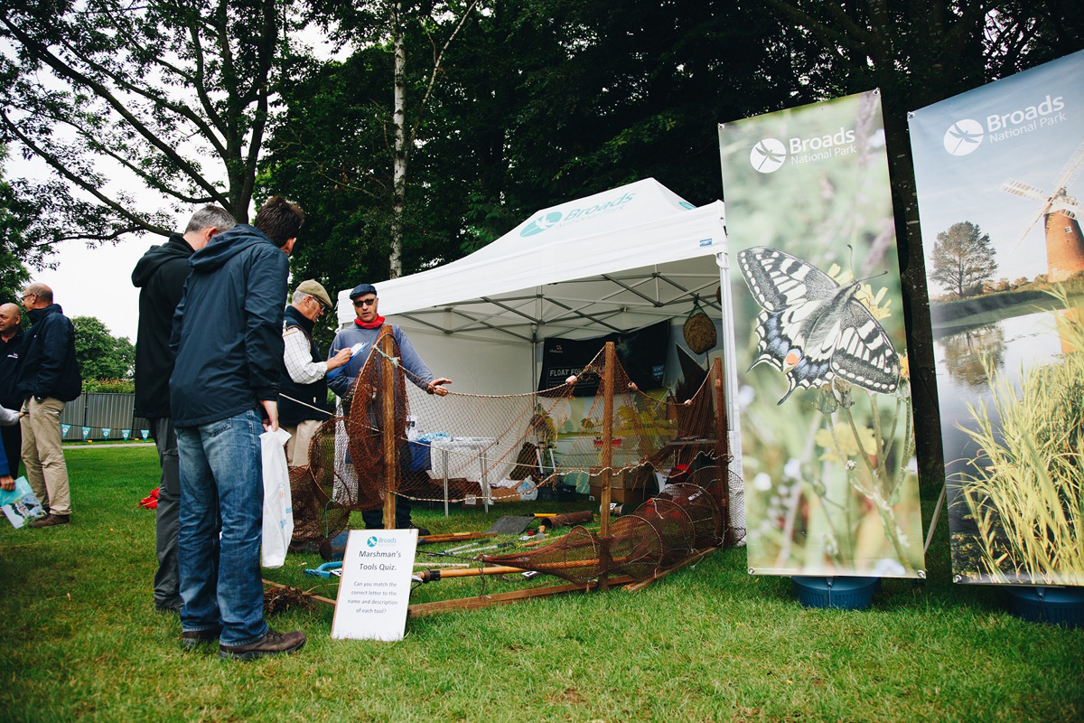 Heritage and history marquee at the Norfolk Show