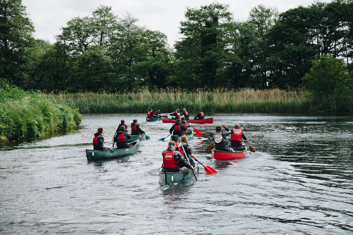 Canoe event on the River Waveney