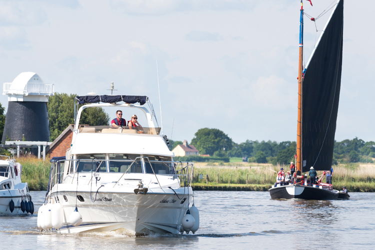 Cruising on the Broads © James Bass