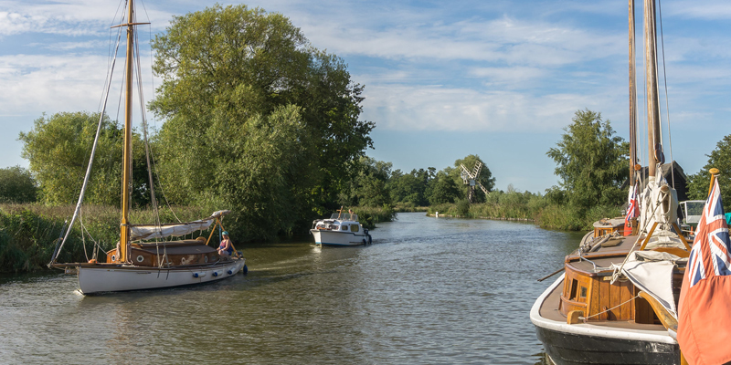 Sailing down River Ant
