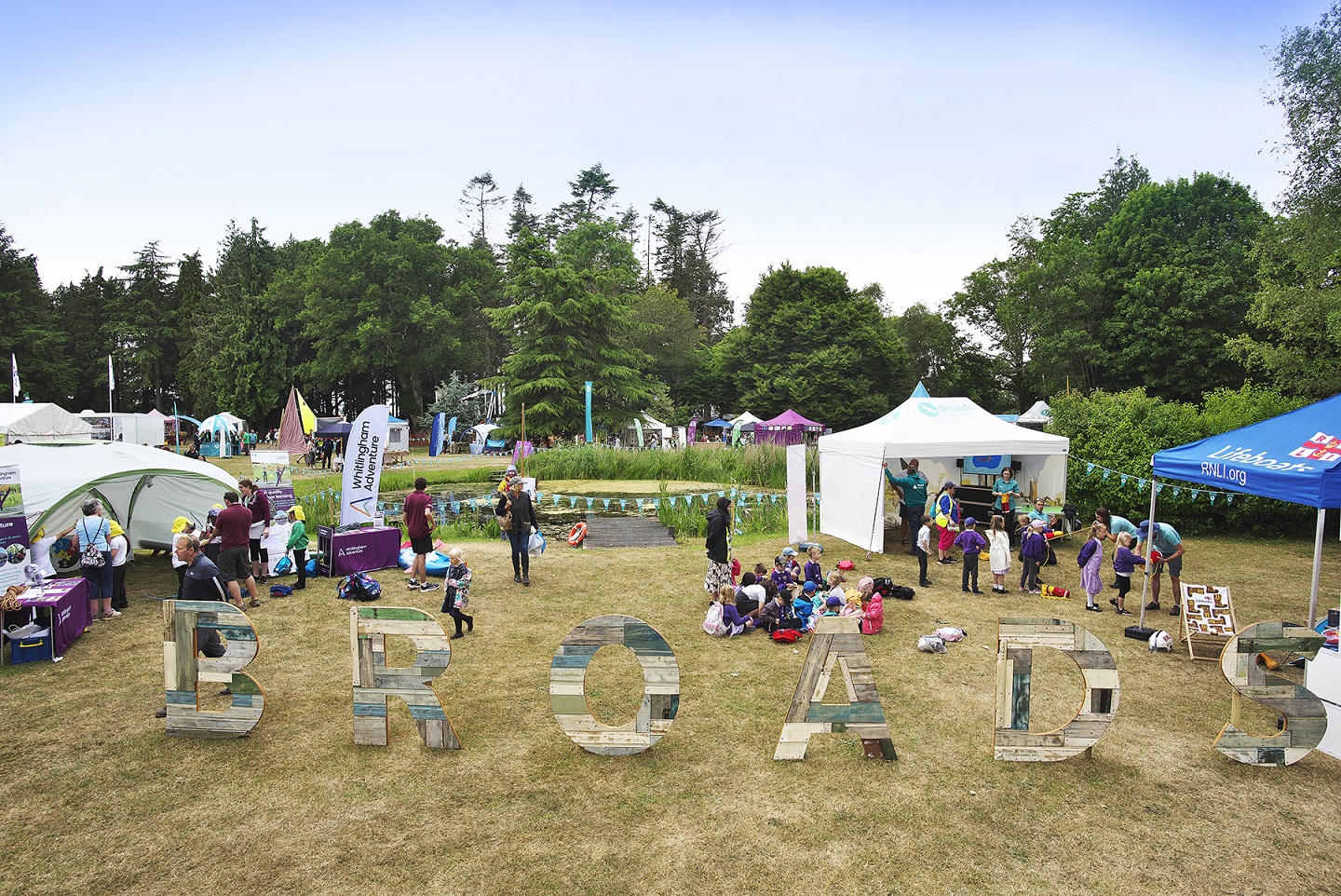 Broads letters at the Norfolk Show