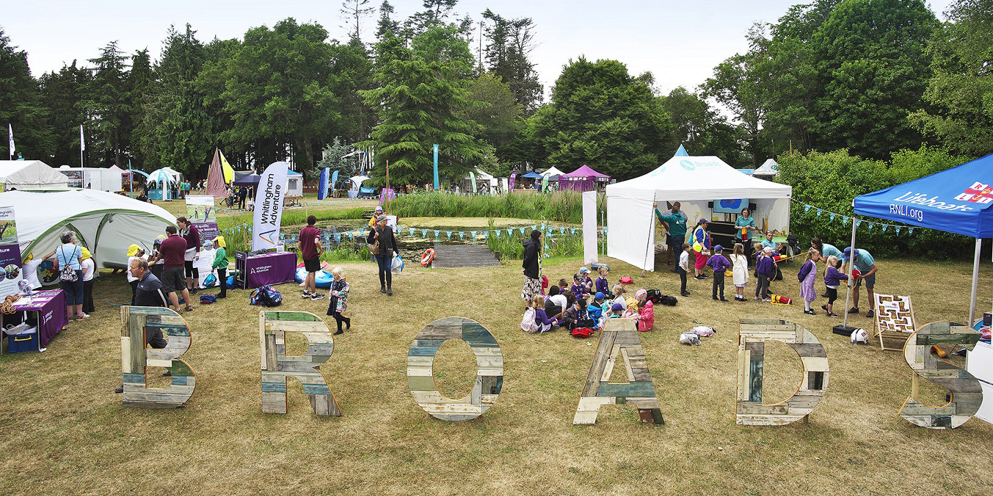 Broads letters at the Norfolk Show