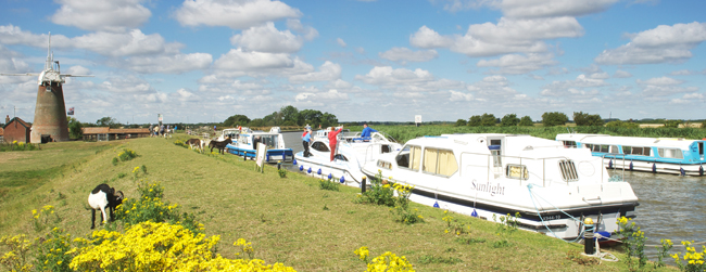 Moorings at Thurne